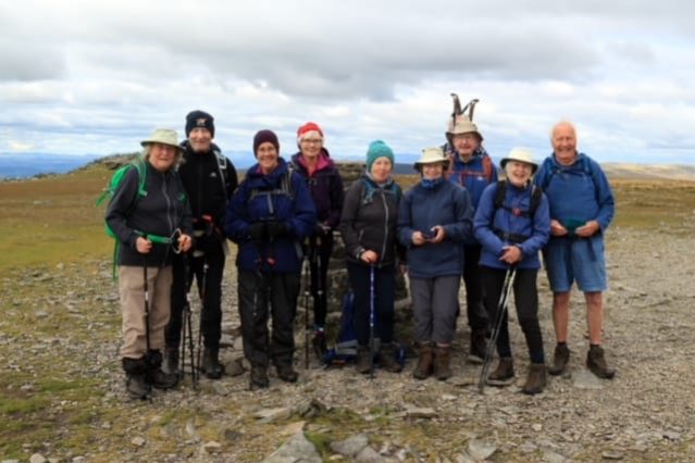 Trinity Rambers after their ascent of Ingleborough 28 Sept 22 Trinity Rambers after their ascent of Ingleborough 28 Sept 22