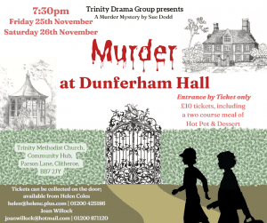 Murder at Dunferham Hall Facebook Post