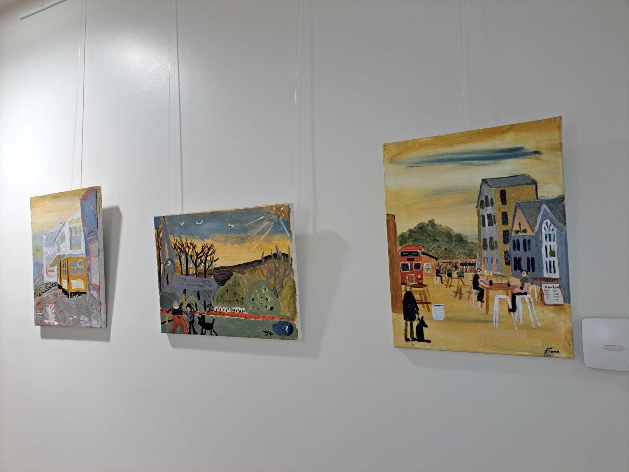 Lowry inspiration at Hub Gallery – Trinity Methodist Church and ...